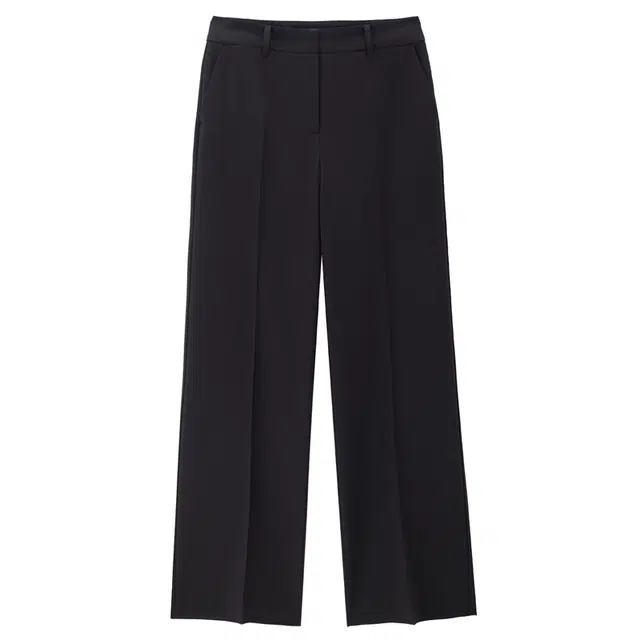 佐丹奴 韩国系列压褶暗门筒中腰梭织长裤休闲裤 女款