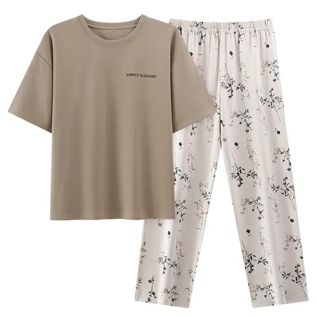 睦隆世家 卡通少女家居服短袖睡衣套装 女款