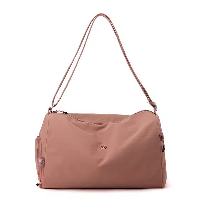 捷朗仕 短途夏大学生出差行李包独立鞋仓运动健身防水 尼龙 单肩斜挎旅行包 男女同款情侣款 多色