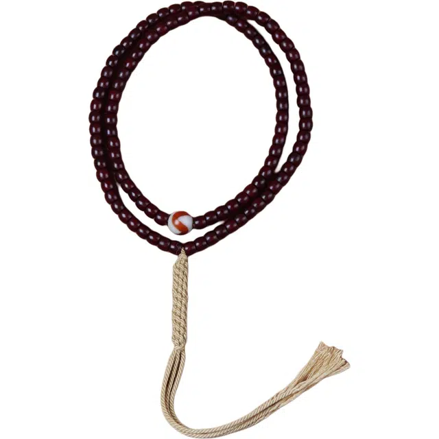 得笙陌 干磨鬼斧神工供搭配虎牙天珠好运珠 菩提根 手串 男女同款情侣款