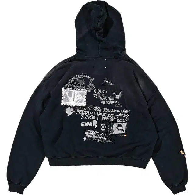 Paly Hollywood SS25 BIRDMAN OF SILVER LAKE ZIP HOODED SWEATSHIRT