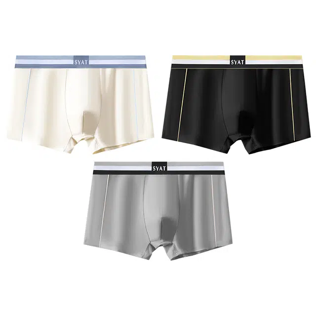 二三二三 抗菌云感裆部棉柔软亲肤不夹臀内裤 男款