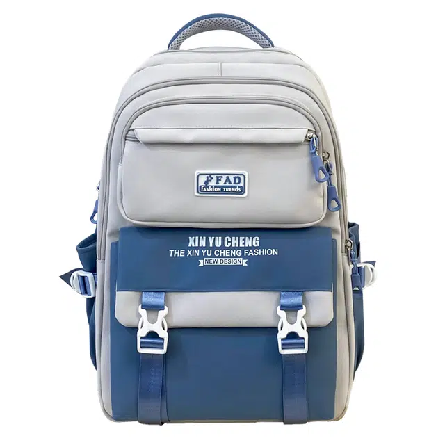 恒源祥 学生初高中生高颜值简约时尚百搭 尼龙 双肩包 男女同款情侣款 多色