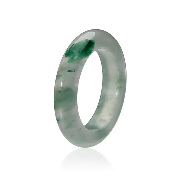 【甄选冰润如翡】 喜宝春花 玉翠送福气 高贵显白诸事喜乐国风小众 新中式复古百搭时尚好运 非洲翠 戒指 男女同款情侣款