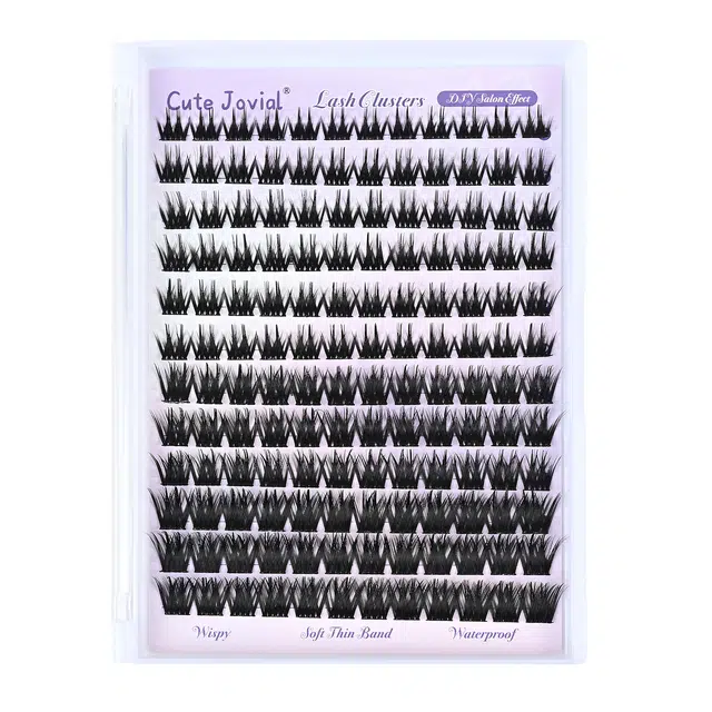 计轩 自然柔软分段式假睫毛 单簇