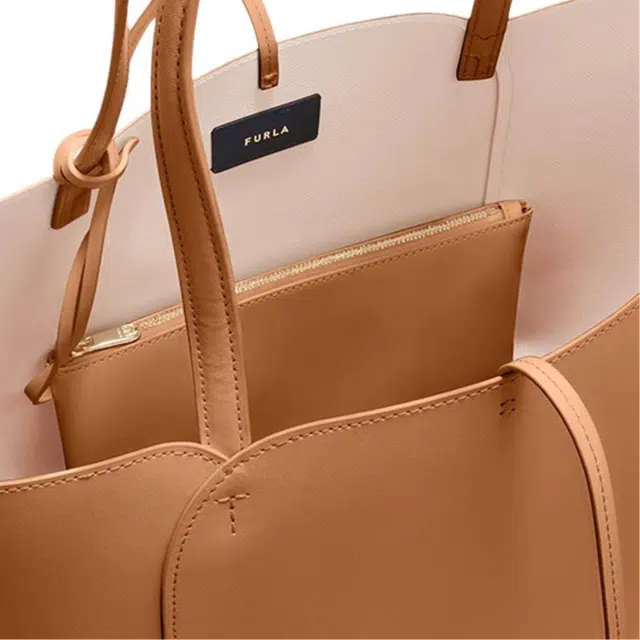 Furla Miadiva Logo Tote