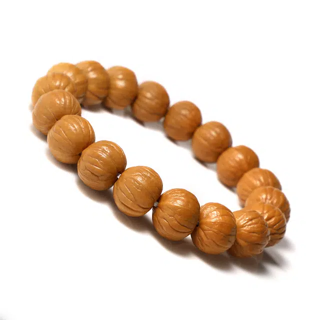 梨云暮雪 新中式 复古民族风老型桶佛珠文玩念珠 转运珠盘玩绕指柔佛珠平安喜乐#好运 猴头核桃 手串 男女同款情侣款