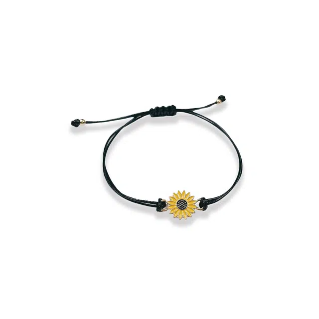 大唐国鼎 向日葵小众时尚简约设计潮酷个性小众高级感森系高级感财运 好运 合金 手绳 男女同款情侣款