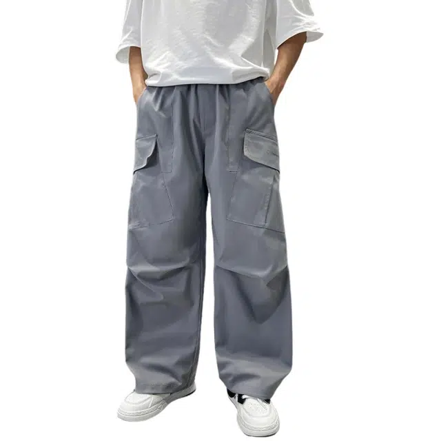 雅鹿长裤 时尚潮流洋气纯色 儿童款