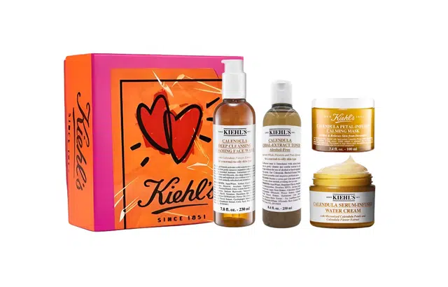 科颜氏 金盏花水乳面霜护肤套装 舒缓保湿 四件套