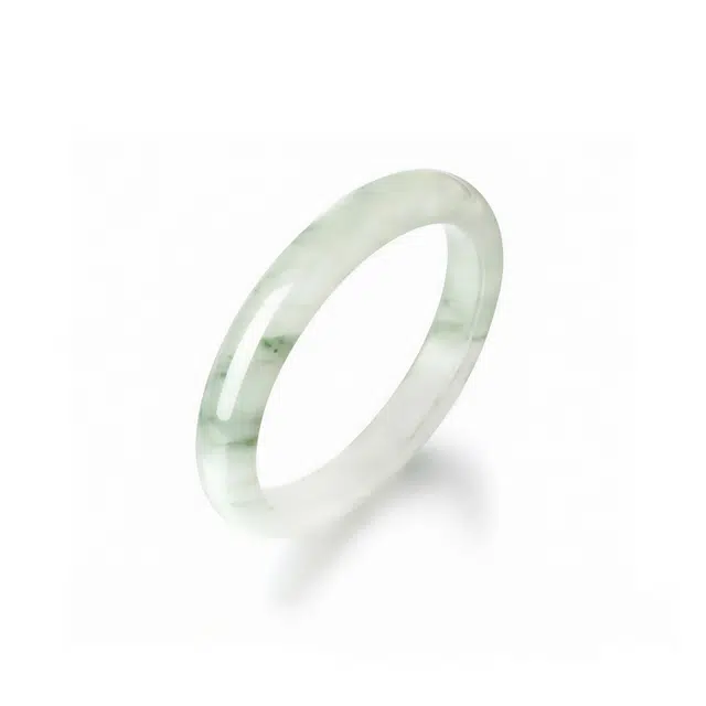 梨云暮雪 新中式国潮古风百搭气质 天山翠 手镯 女款