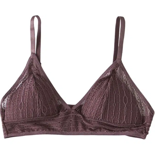 潞优野 三角杯无钢圈薄款蕾丝法式夏季文胸 女款