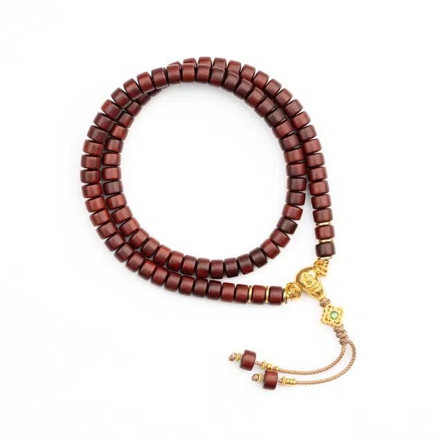 仙源 转运珠文玩串珠收藏级佛珠 时来运转 招财纳福前程似锦#好运 紫檀属 木作手串 男女同款情侣款