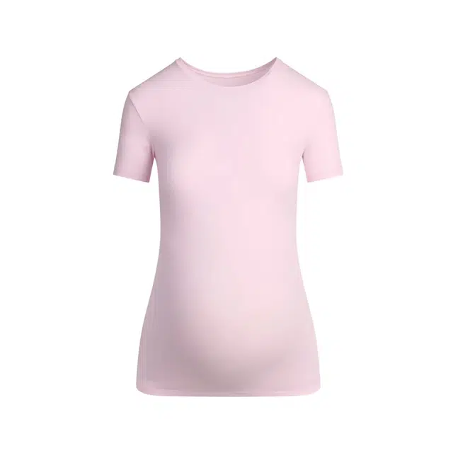 SKIMS SS25 COTTON JERSEY MATERNITY T-SHIRT T
