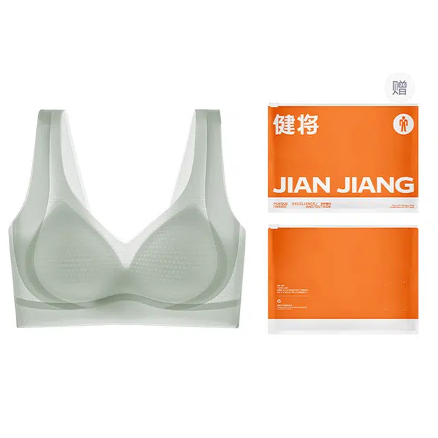 健将 凉感内衣提拉聚拢收副乳防下垂大胸显小调整型无痕胸罩文胸 女款 礼袋装