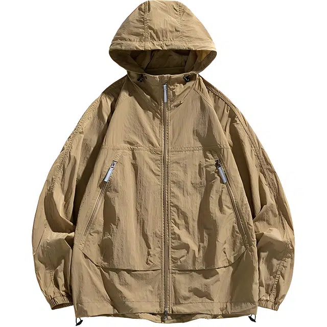 识恩 港风宽松渐变百搭时尚 阻燃抑菌抗敏防晒服 女款