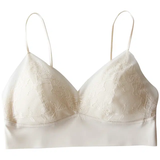 潞优野 聚拢内衣薄款大胸显小背心式无钢圈文胸 女款