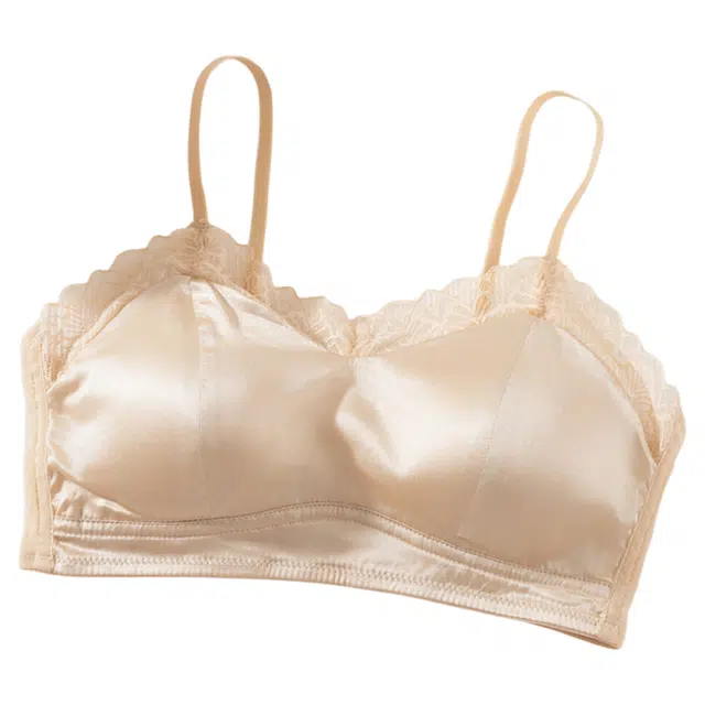 潞优野 法式蕾丝透气亲肤花边无钢圈文胸 女款