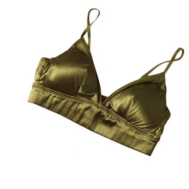 潞优野 无钢圈纯色优雅三角杯性感薄款舒适法式文胸 女款