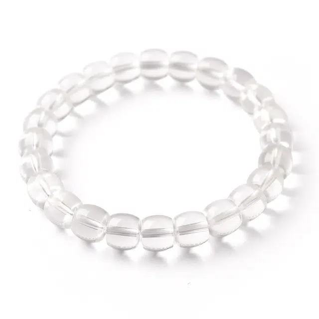 【匠心手作 古朴自然】 灵菲 精品净体招财转运能量净化情绪稳定老型珠新中式小众轻奢高级感百搭简约风好事发生#好运 白水晶 手串 女款