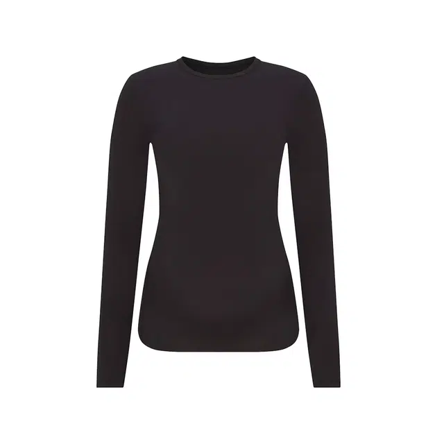 SKIMS SS25 COTTON JERSEY MATERNITY LONG SLEEVE T-SHIRT T