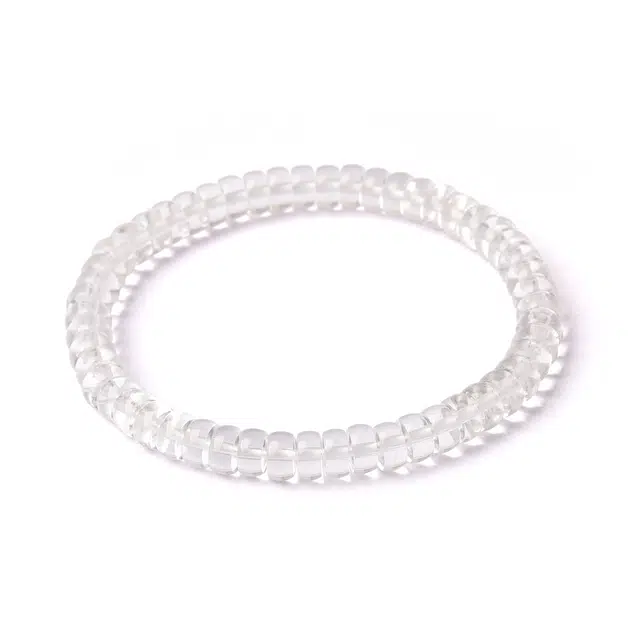 【匠心手作 磁场修复】 灵菲 招财转运新中式净体药片转运珠 轻奢小众高级感百搭设计情绪稳定能量净化#好运 白水晶 手串 女款