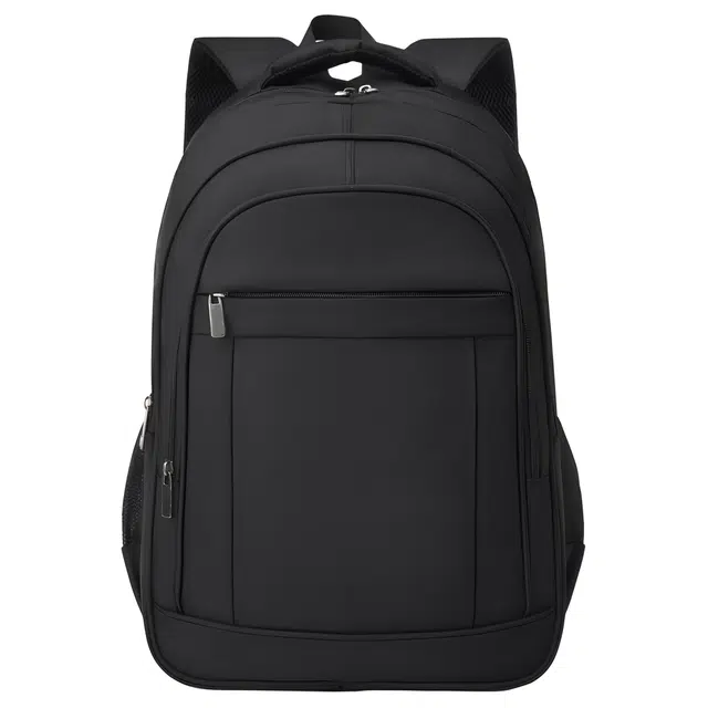 尊梵 商务休闲旅行大容量 尼龙布 双肩包 男女同款情侣款 黑色