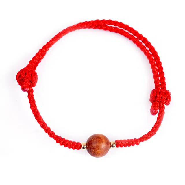 喜宝春花 转运珠 诸事喜乐国风小众新中式复古新中式百搭福禄吉祥时尚百搭好运 桃木 手链 男女同款情侣款