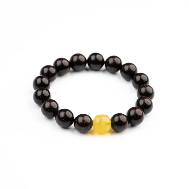 仙源 事业运爆棚 诸事顺利财源广进好事发生新中式佛珠藏式文玩佛珠 盘玩念珠  #好运 紫檀属 木作手串 男女同款情侣款