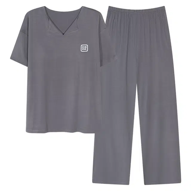 好福份 带胸垫时尚透气夏季睡衣套装 女款