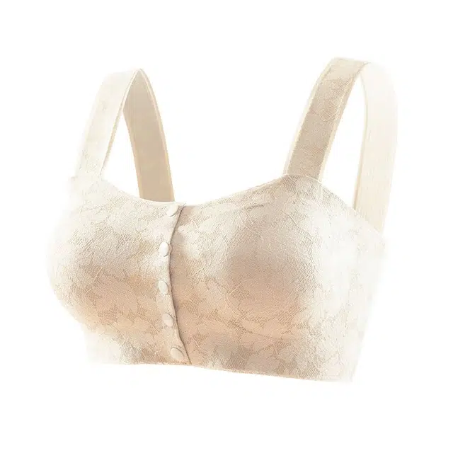欧迪芬 亲肤柔软轻薄透气前扣聚拢不空杯聚拢无钢圈收副乳性感美背文胸 女款