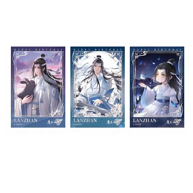 广博  魔道祖师拍立得套装蓝忘机生日系列  相卡