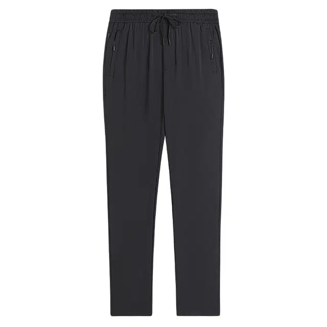 洛兹 轻商务系列 春夏季户外出行简约通勤百搭薄款弹力纯色休闲裤 男款