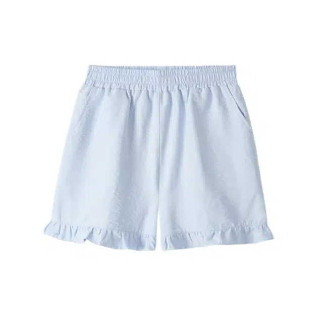 识恩 简约风纯色韩系小个子修身显瘦休闲短裤 女款