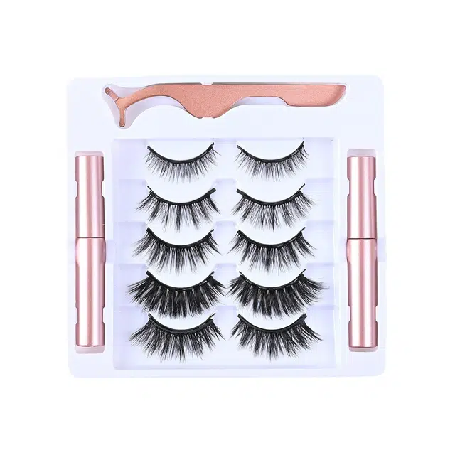 计轩 双管磁吸假睫毛 浓密款 五对装