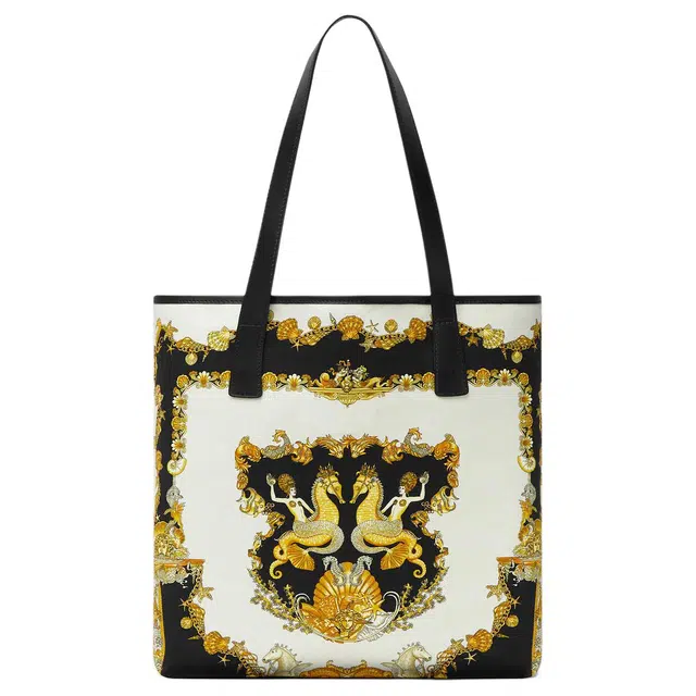 VERSACE La Medusa Coral Theatre Tote