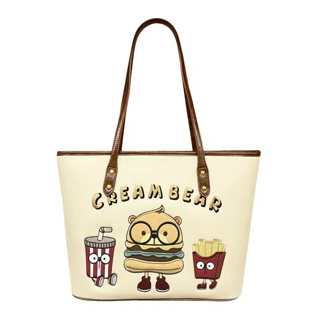 CREAM BEAR PU