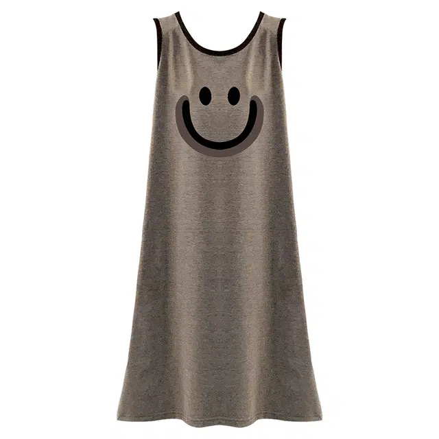 欧诗帛 韩版薄款甜美背心可外穿带胸垫学生宿舍家居服无袖睡裙 女款