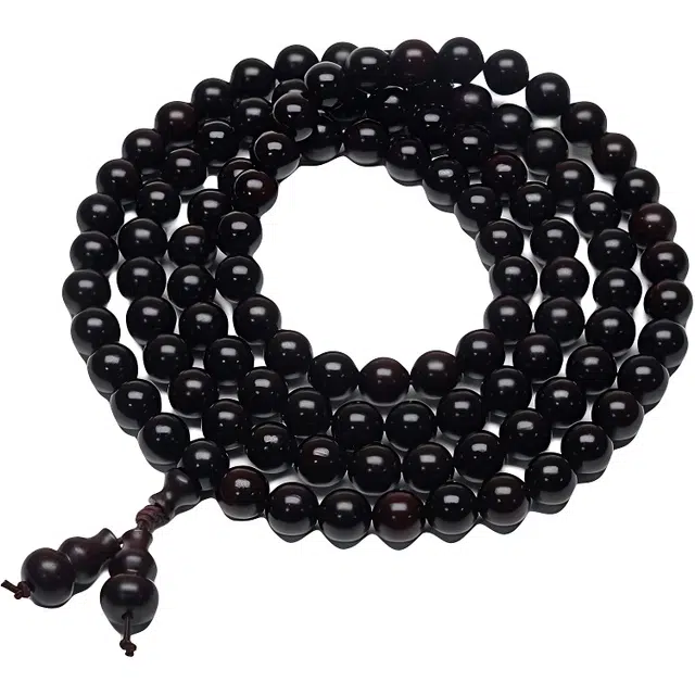 仙源 水逆退散诸事顺利文玩经典多圈佛珠招财转运珠#好运 紫檀属 木作手串 男女同款情侣款