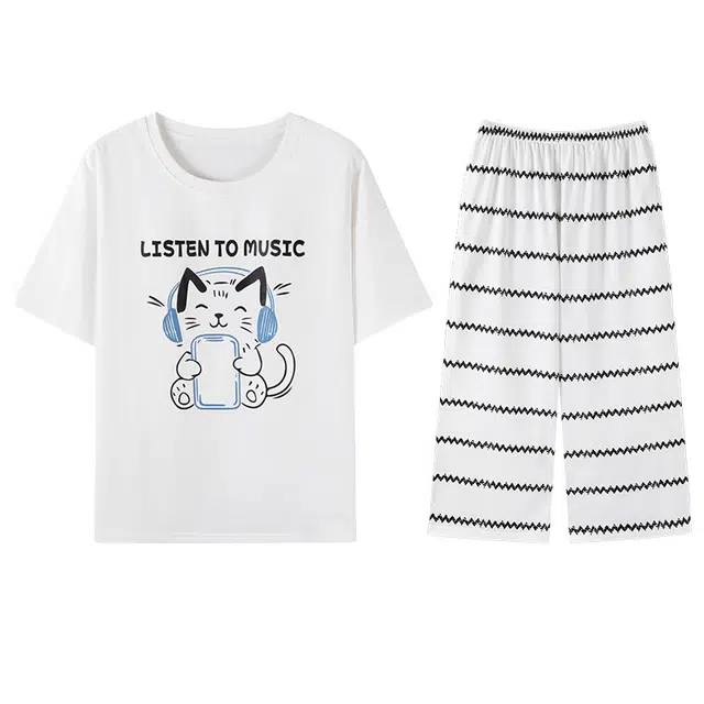 向薇 休闲可爱居家睡衣套装 女款