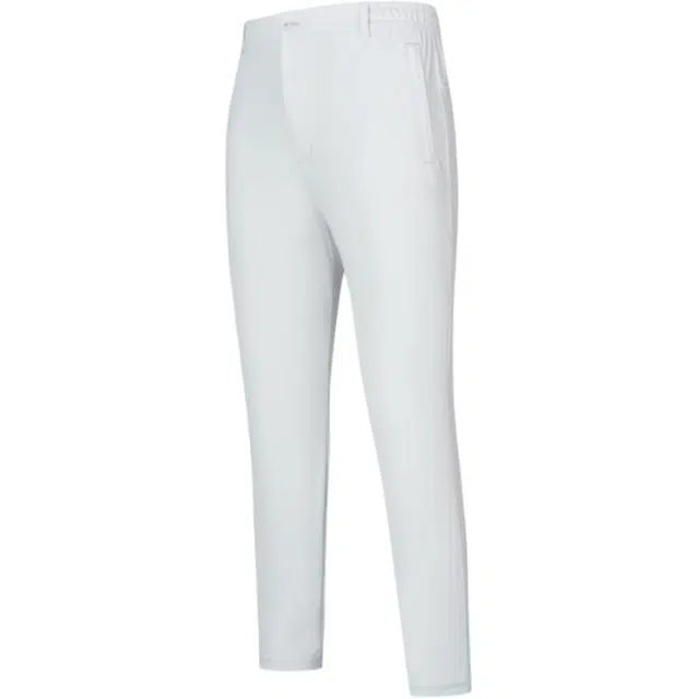 鸿星尔克 综训系列 舒适简约百搭纯色拉链直筒透气针织运动裤 男款 冷青灰