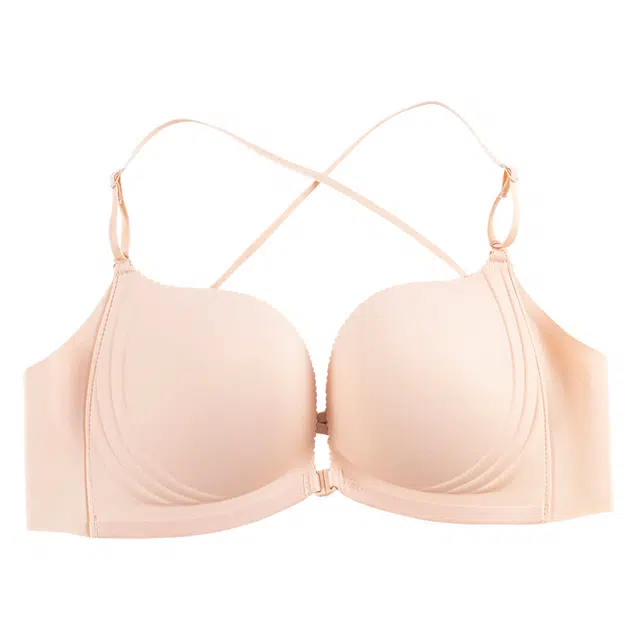 芬腾 无痕聚拢前扣交叉美背肩带可外露小胸显大文胸 女款