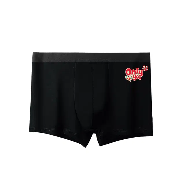 加菲猫家族 舒适透气亲肤平角裤运动大码内裤 男款 组合装