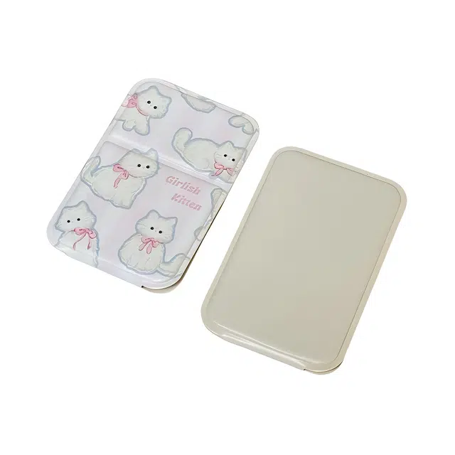 艾情草之恋 可爱便携旅游可折叠手持镜子 迷你随身