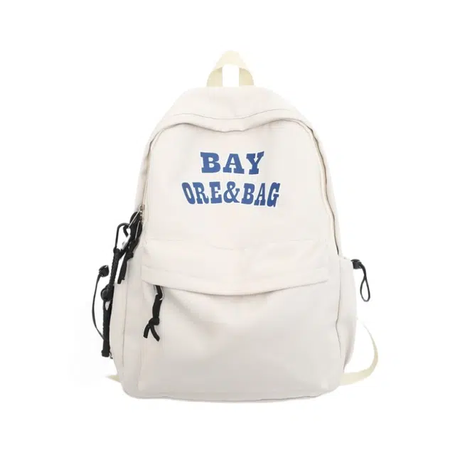 泰格奴 字母印花轻便简约运动耐磨百搭 尼龙 书包双肩包 男女同款情侣款 多色