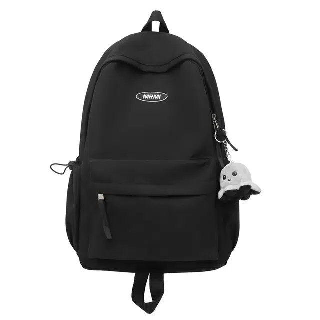 揽月 韩版潮流简约日系风高中初中大学旅行 尼龙 双肩包 男女同款情侣款 多色