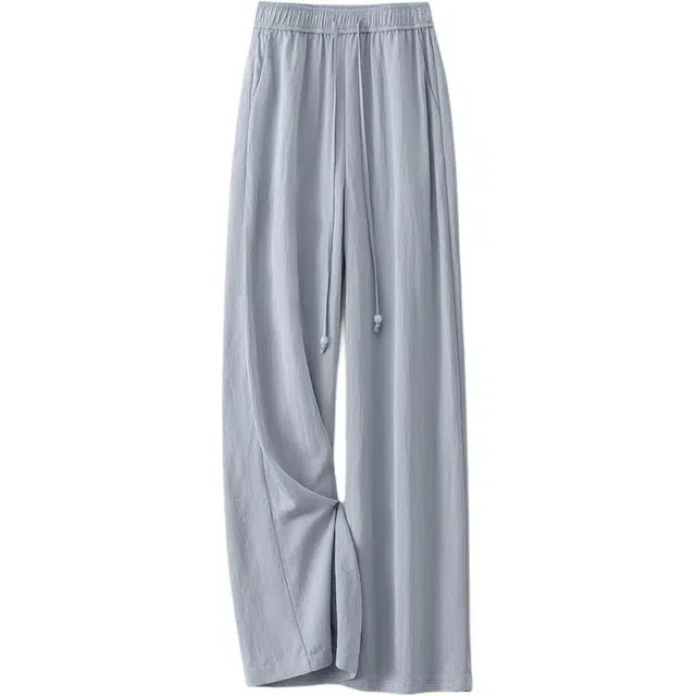 潞优野 盐系松弛感凉爽薄款直筒裤宽松长裤休闲裤 女款