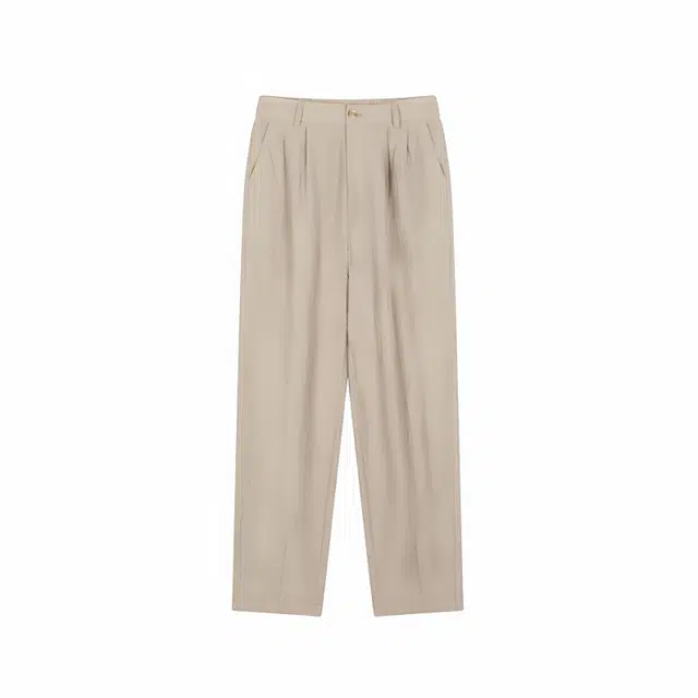 潞优野 轻薄透气高腰显瘦气质锥形裤休闲裤 女款