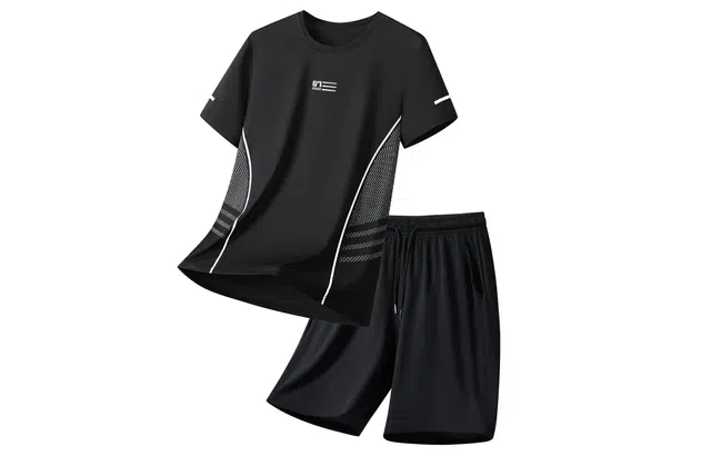 王者荣耀 鲁班七号款 美式高街冰丝凉感速干户外健身训练瑜伽足球篮球登山宽松舒适百搭时尚休闲运动套装 男女同款