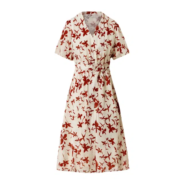 潞优野 舒适时尚休闲百搭短袖连衣裙 女款